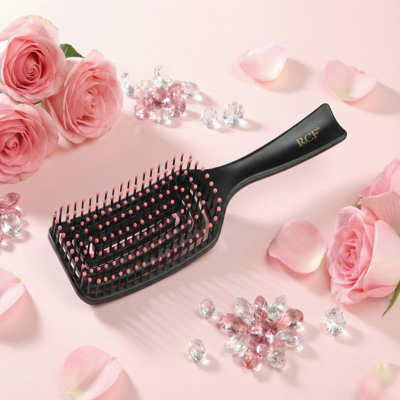 碳極梳 | 航太級碳纖維｜遠紅外線｜玫瑰粉